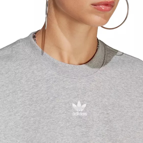 adidas Originals Women's Adicolor Essentials Fleece Crew Sweatshirt - Picture 2 of 2